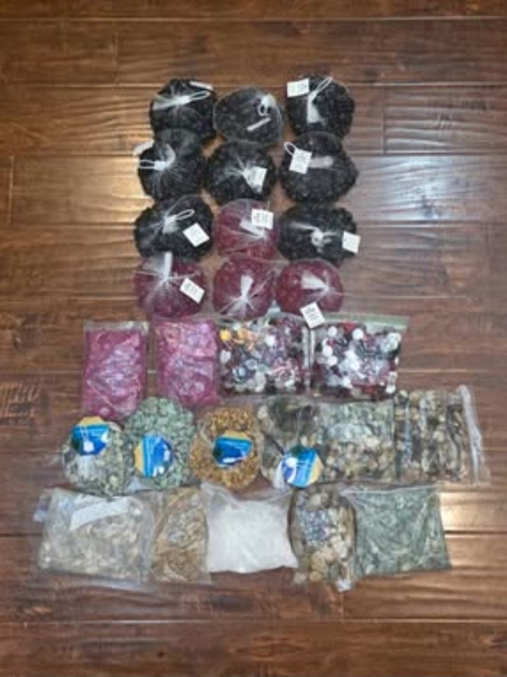 Huge Craft & Decor Lot - Glass Gems, Vase Fillers & Aquarium/Lot-24+ Bags/Packs